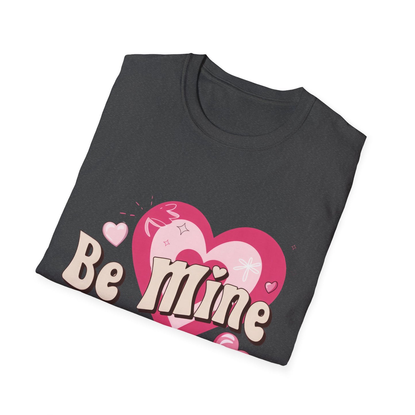 Sweet "Be Mine" Retro T-Shirt | Adorable Valentine's Day Heart Graphic Tee | Perfect Romantic Gift