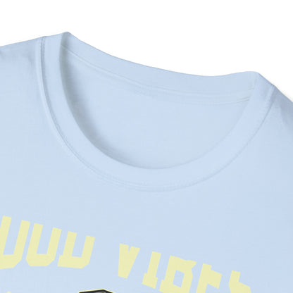 Awesome Retro 80s Music Good Vibes T-Shirt - Vintage Cassette Player & Headphones Tee | Nostalgic Portable Stereo Gift