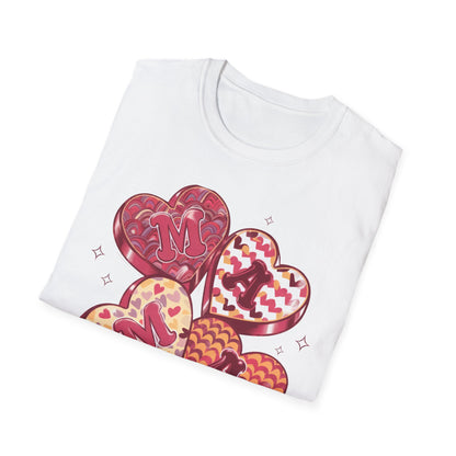 Sweet Mama Heart T-Shirt | Adorable Candy Box Design Tee | Perfect Mother's Day Gift for Mom & New Moms