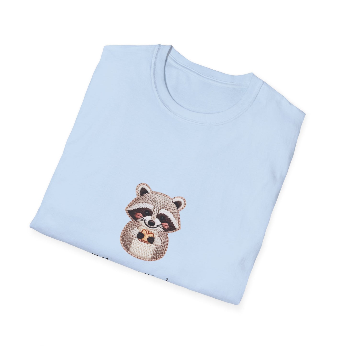 Adorable 'Emotionally Attached to Snacks' Raccoon T-Shirt - Hilarious Foodie & Animal Lover Tee - Unique Gift!