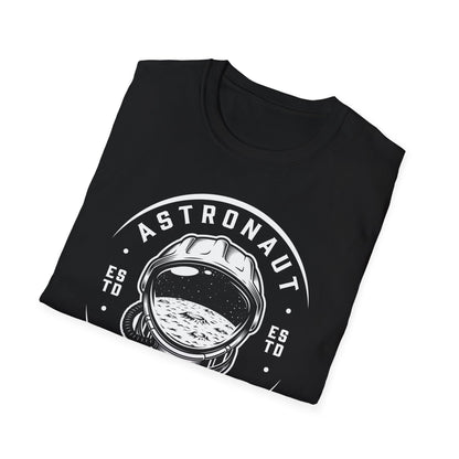 Epic Space Explorer Astronaut Helmet T-Shirt | Cosmic Moon & Stars Design Tee for Sci-Fi Lovers & Dreamers