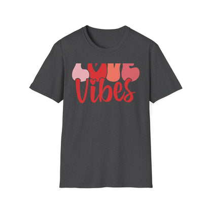Groovy LOVE Vibes T-Shirt for Women | Trendy Retro Heart Tee | Spread Positivity & Style | Perfect Valentine's Day Gift
