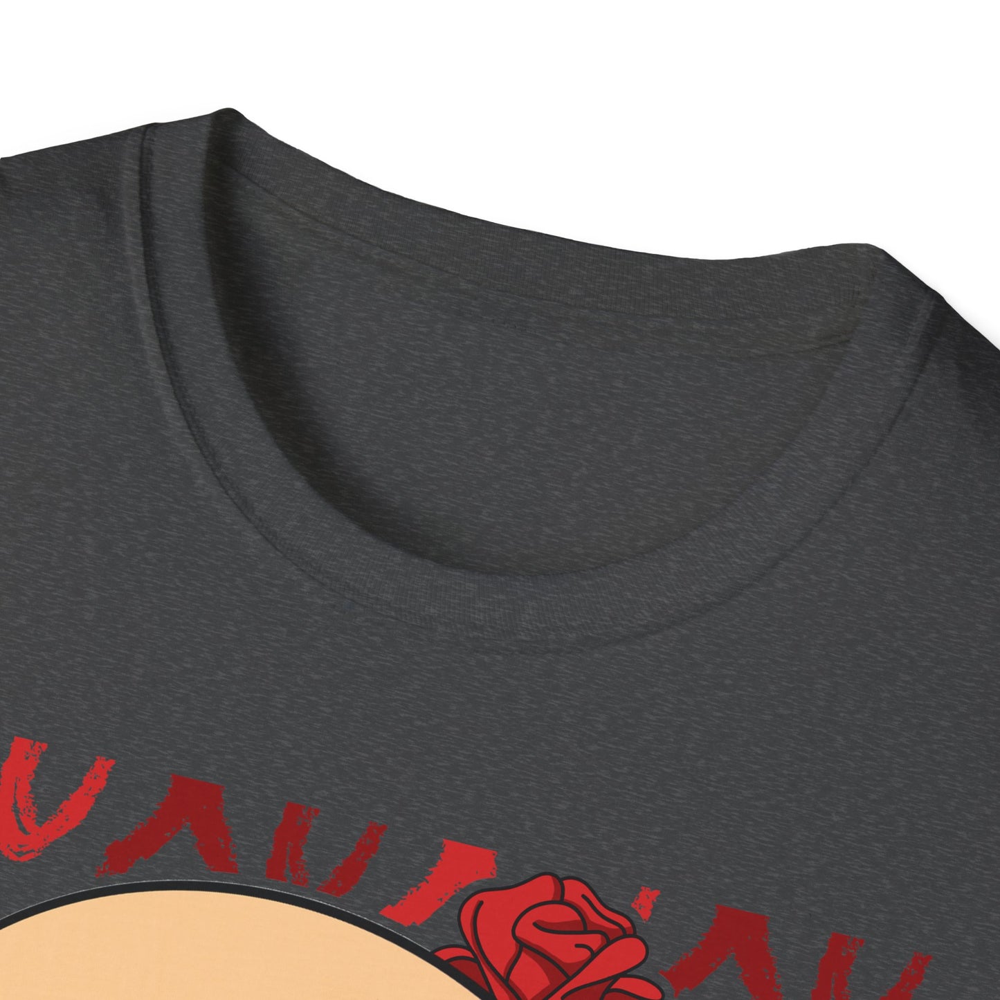 Charming XOXO Skull & Roses T-Shirt | Sweet Gothic Love Tee | Unique Edgy Romantic Print-on-Demand Apparel Gift