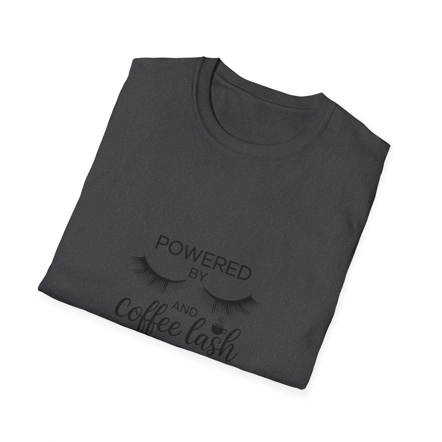 Empowering Lash Lover T-Shirt | Powered By My Extensions | Chic Beauty Tee for Lash Artists & Fans
