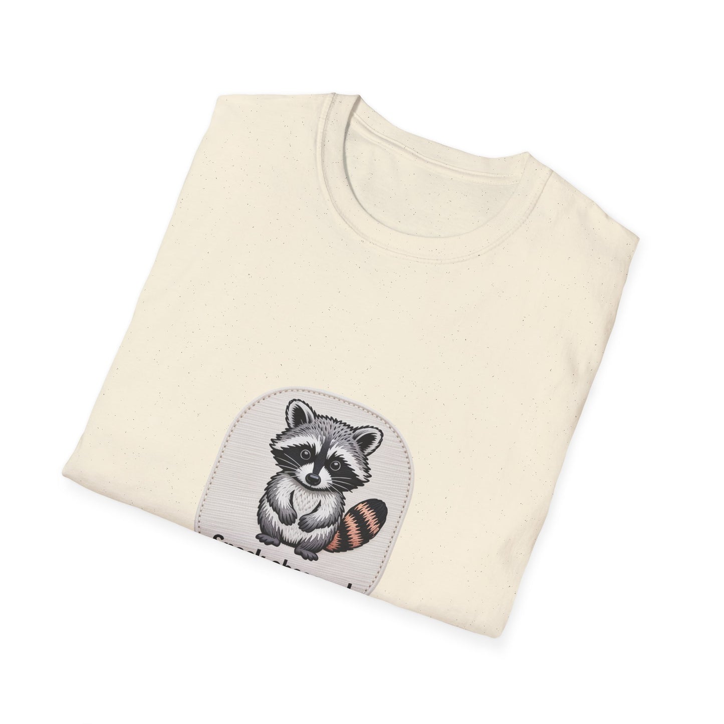 Cute Snack Obsessed Raccoon T-Shirt | Adorable Animal Lover Funny Tee | Must-Have Graphic Gift for Foodies