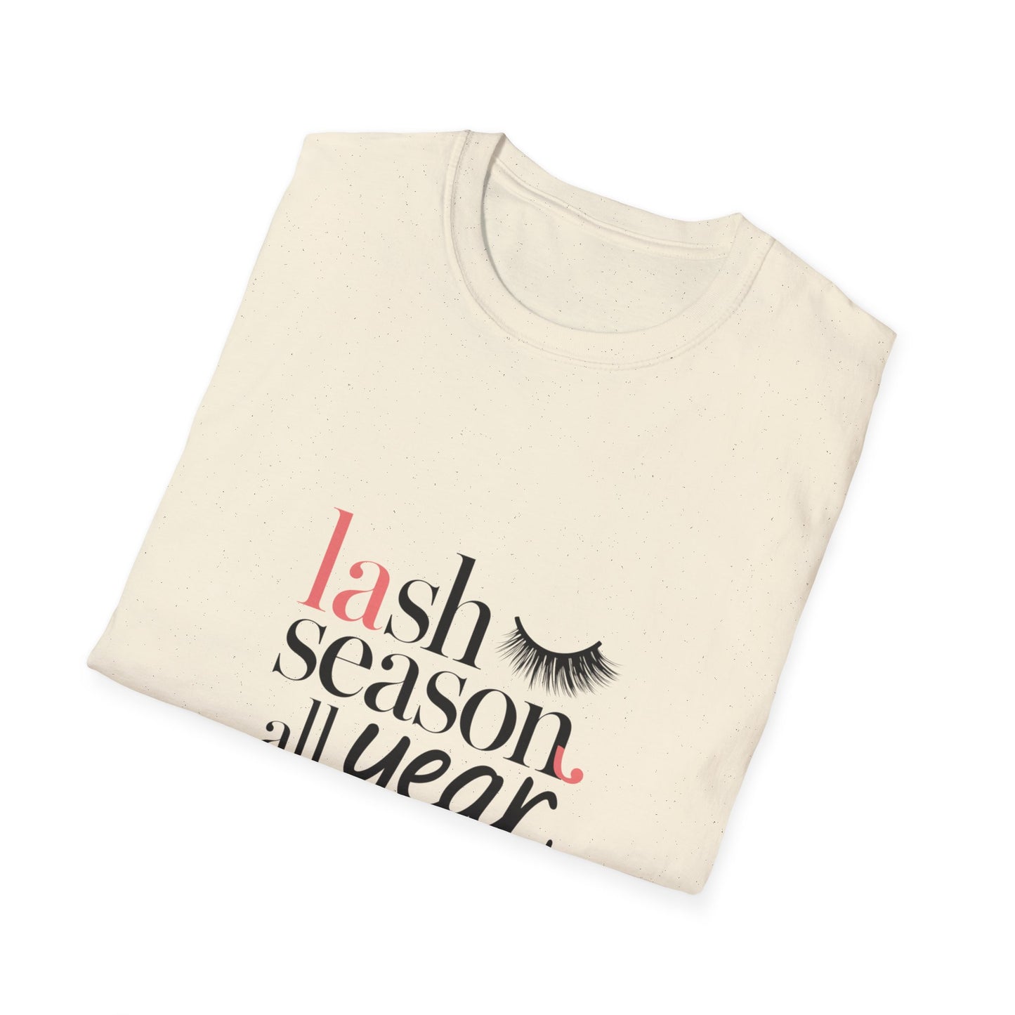 Chic 'La Lashes' Glam T-Shirt | Stunning Beauty & Makeup Artist Tee - Perfect for Lash Lovers!