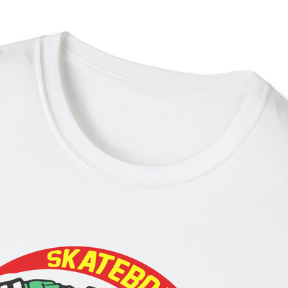 Rad Skater Zombie T-Shirt - 'Skateboard 2020 Is Not Crime' Bold Graphic Tee | Epic Streetwear Statement Apparel