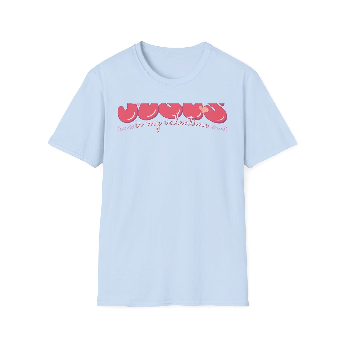 Unique Jesus is My Valentine T-Shirt | Groovy Retro Faith Tee | Sweet Christian Valentine's Day Gift for Her