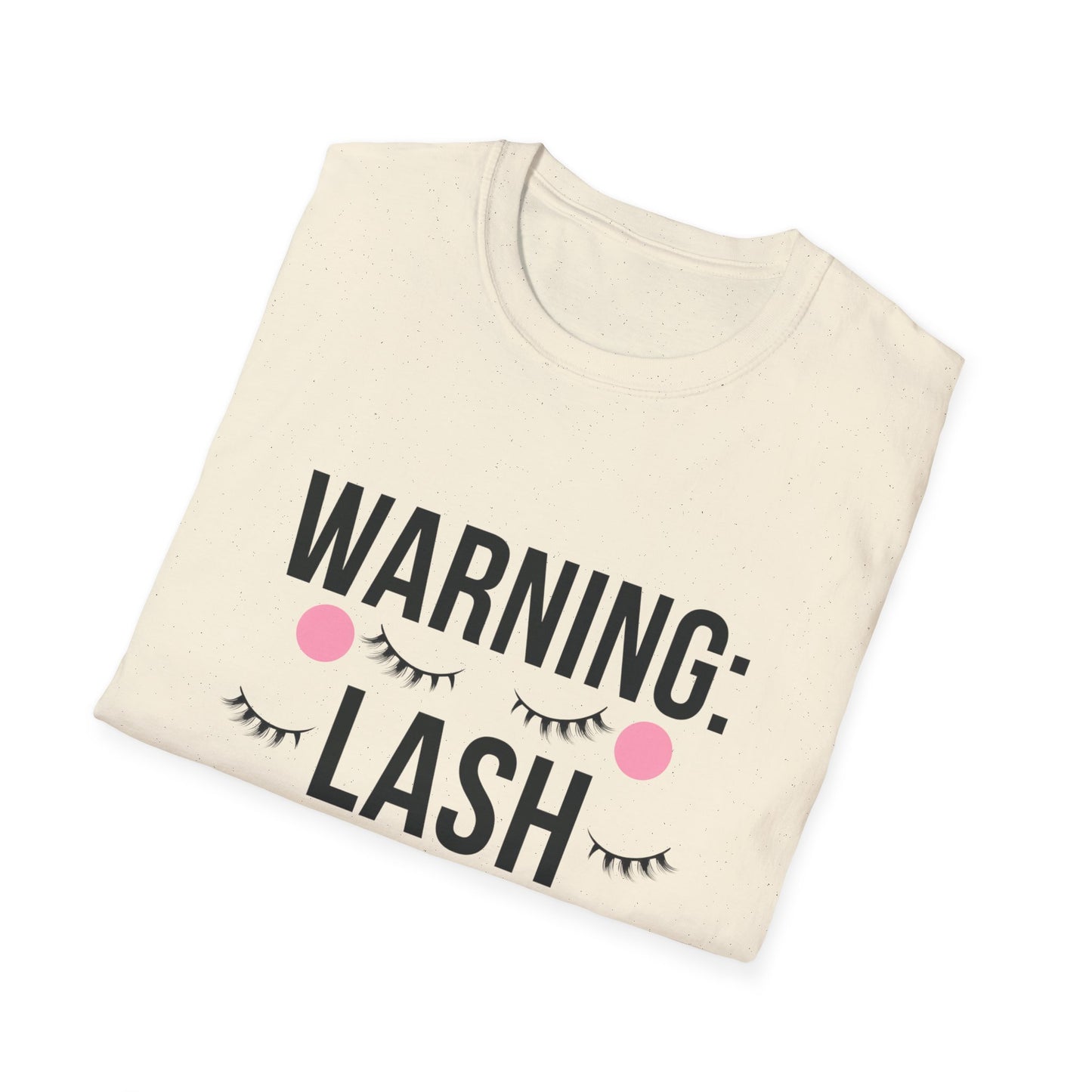 WARNING: Lash Obsessed T-Shirt | Trendy Eyelash Beauty Tee for Makeup Lovers & Lash Artists | Perfect Gift
