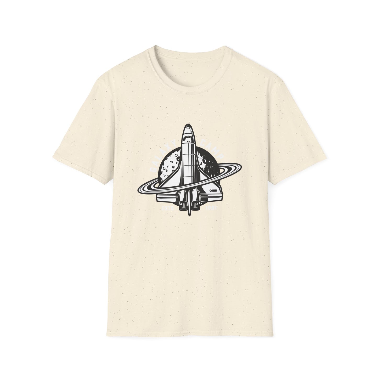 Epic Space Shuttle T-Shirt | Vintage Cosmic Saturn & Moon Tee | Stellar Astronomy & Science Fan Apparel | Explore the Galaxy!