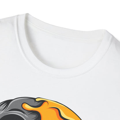 Trippy Melting Skull Emoji T-Shirt - Unique Psychedelic Graphic Tee | Cool Streetwear Statement Gift