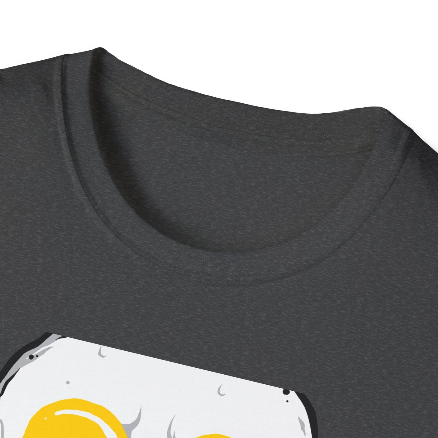 Epic Fried Egg Skull & Cross Utensils T-Shirt | Breakfast Lover & Chef Foodie Graphic Tee