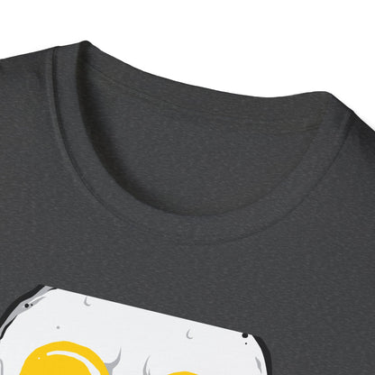 Epic Fried Egg Skull & Cross Utensils T-Shirt | Breakfast Lover & Chef Foodie Graphic Tee