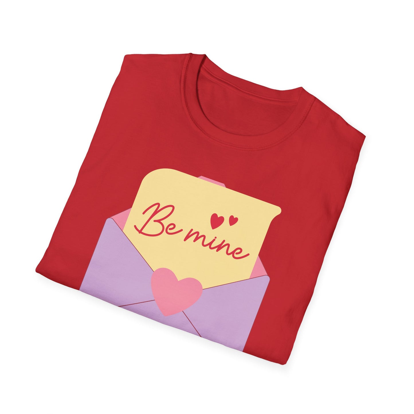 Charming 'Be Mine' Valentine T-Shirt | Adorable Love Letter Tee | Perfect Gift for Sweethearts & Couples | Romantic Apparel