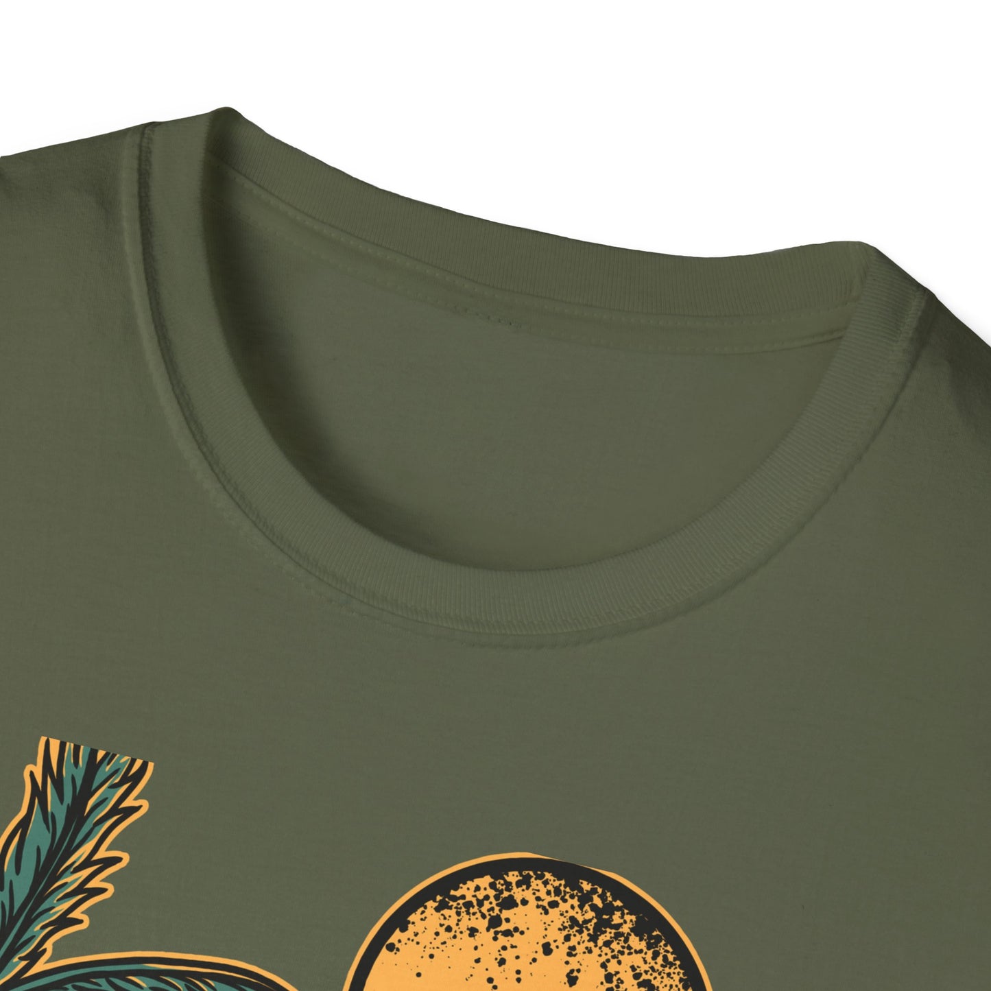 Epic Fish Jump Surf & Palm Tree T-Shirt | Vintage Ocean Lover Angler Tee | Coastal Adventure Apparel Gift