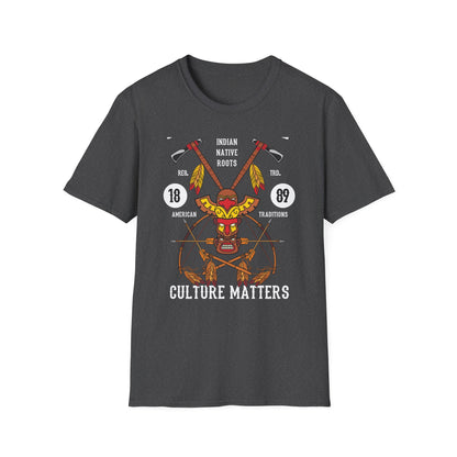 Majestic Native American Heritage T-Shirt - Tribal Totem & Warrior Symbols | Authentic Indigenous Culture Apparel