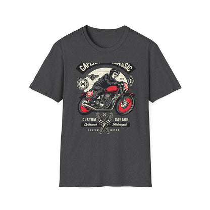 Vintage Cafe Racer Classic T-Shirt | Legendary Biker Club Motorcycle Tee for Men | Custom Garage Mechanic Apparel Gift