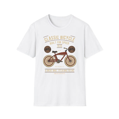 Legendary 1935 Classic Bicycle T-Shirt - Authentic Vintage Cycling Enthusiast Tee | American Made Retro Bike