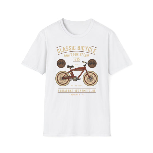 Legendary 1935 Classic Bicycle T-Shirt - Authentic Vintage Cycling Enthusiast Tee | American Made Retro Bike