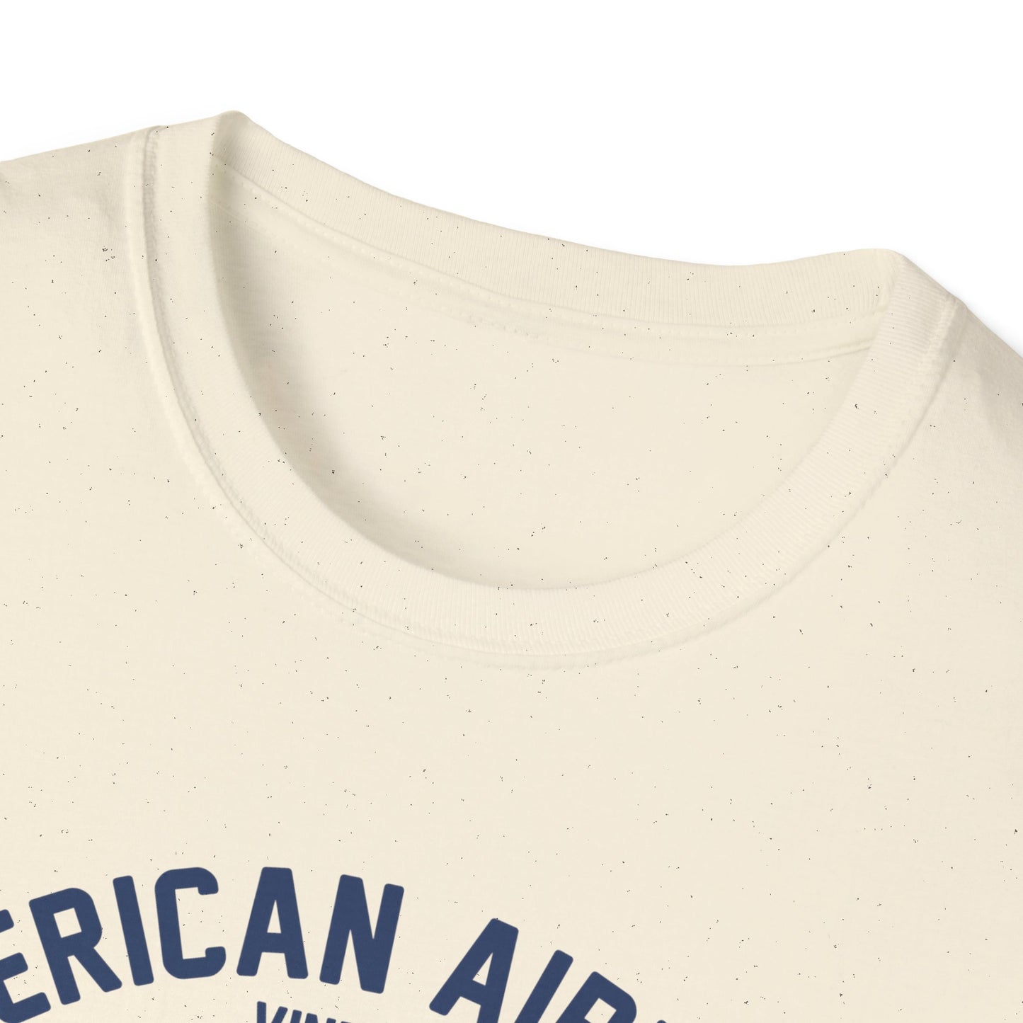 Vintage Skeleton Pilot Biplane T-Shirt - American Airways Fly Away Retro Aviation & Thrilling Thumbs Up Tee