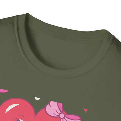Adorable Retro "Be Mine" Cartoon Heart T-Shirt | Groovy Valentine's Day Gift for Her | Cute Love Graphic Tee