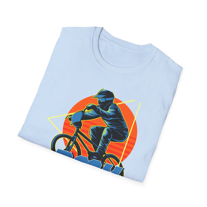Epic BMX Extreme Rider T-Shirt - Dynamic Retro Stunt Bike Tee for Action Sports Enthusiasts & Thrill Seekers