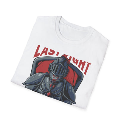 Epic Last Fight Undead Knight T-Shirt | Grim Medieval Warrior Battle Tee | Dark Fantasy Gaming Apparel