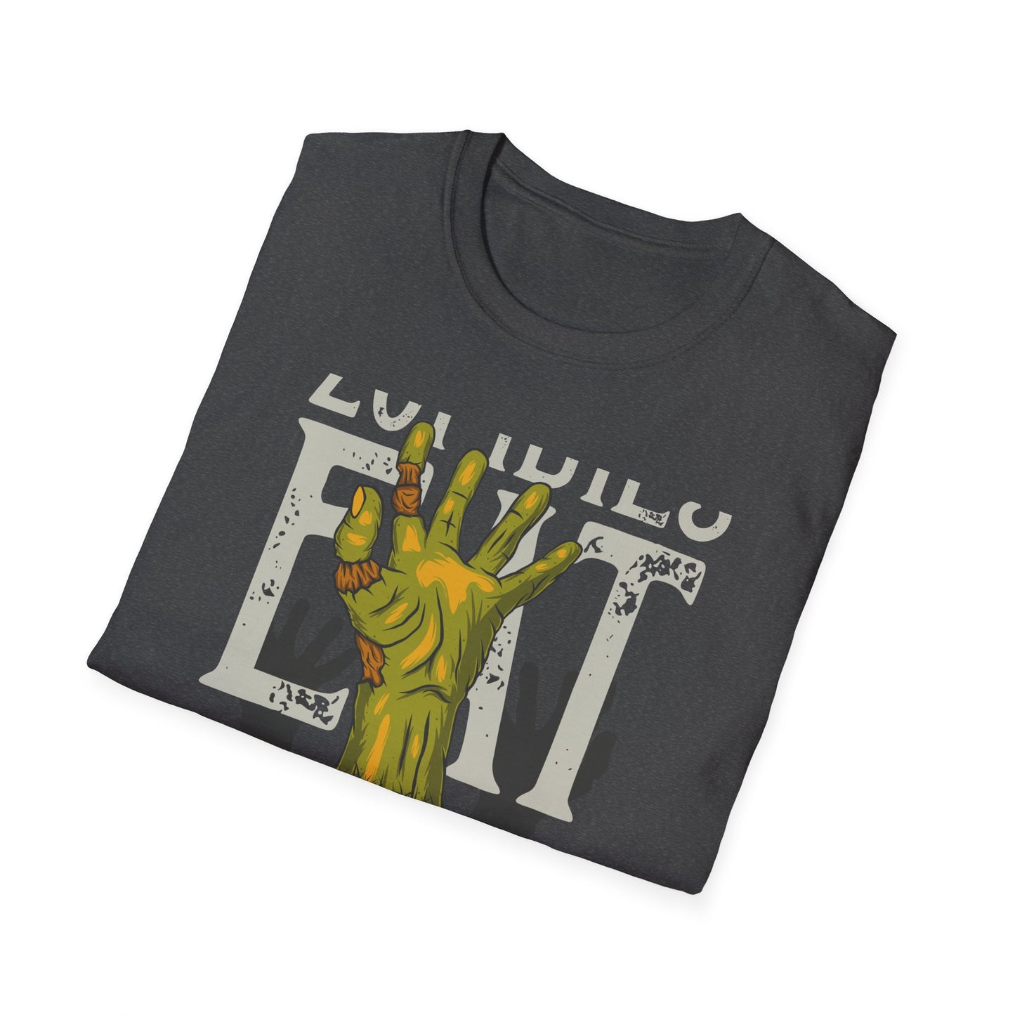 Hilarious Zombie 'Eat Fine' T-Shirt - Epic Horror Humor Tee for Undead Fans & Halloween