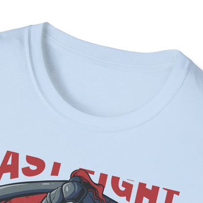 Epic Last Fight Undead Knight T-Shirt | Grim Medieval Warrior Battle Tee | Dark Fantasy Gaming Apparel