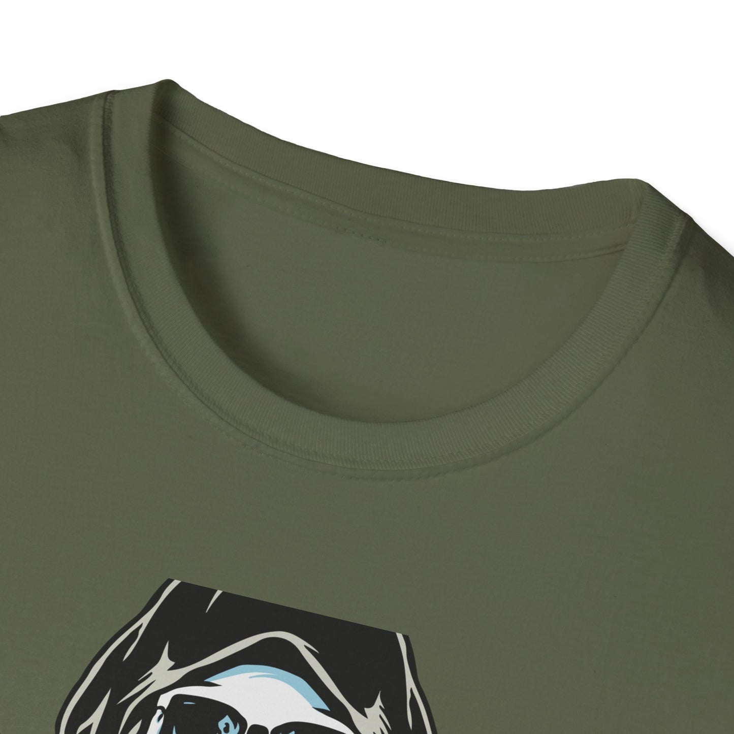 Epic Grim Reaper T-Shirt: Skull & Scythes Design. Bold Gothic Halloween Tee for Men & Women. Unleash Your Inner Darkness!