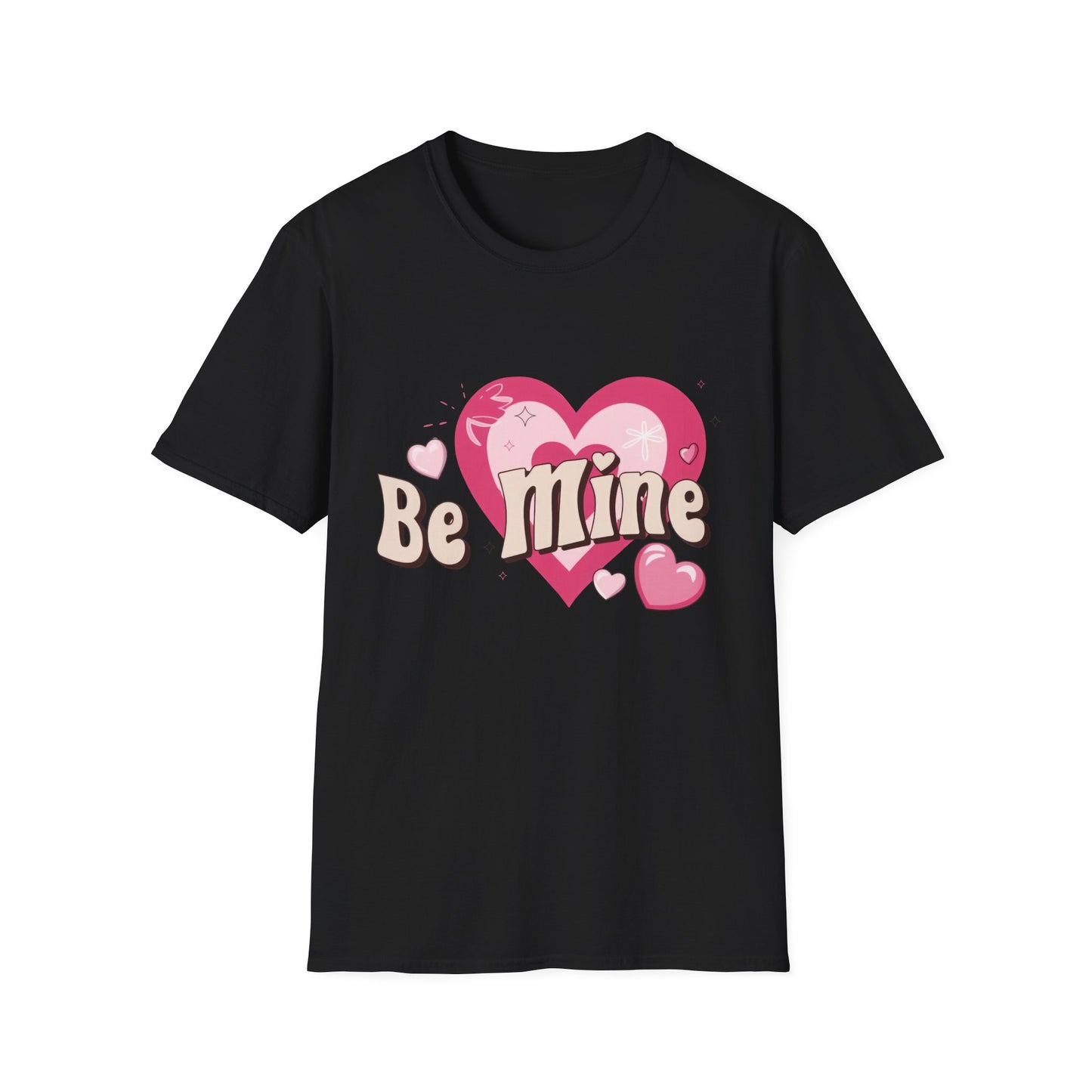 Sweet "Be Mine" Retro T-Shirt | Adorable Valentine's Day Heart Graphic Tee | Perfect Romantic Gift