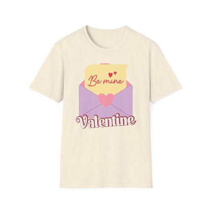Charming 'Be Mine' Valentine T-Shirt | Adorable Love Letter Tee | Perfect Gift for Sweethearts & Couples | Romantic Apparel