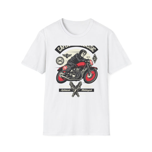 Vintage Cafe Racer Classic T-Shirt | Legendary Biker Club Motorcycle Tee for Men | Custom Garage Mechanic Apparel Gift