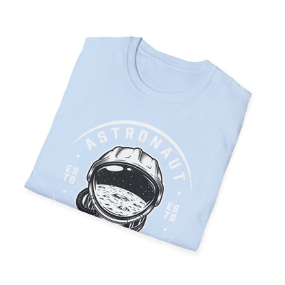 Epic Space Explorer Astronaut Helmet T-Shirt | Cosmic Moon & Stars Design Tee for Sci-Fi Lovers & Dreamers
