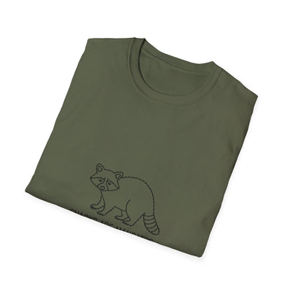 Hilarious Raccoon "Snacks Are Mandatory" T-Shirt | Funny Food Lover Tee | Cute Animal Gift