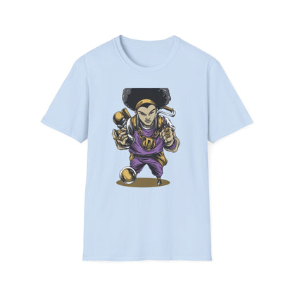 Dynamic Hip Hop DJ T-Shirt - Epic Urban Graffiti Artist Streetwear Graphic Tee | Music Culture