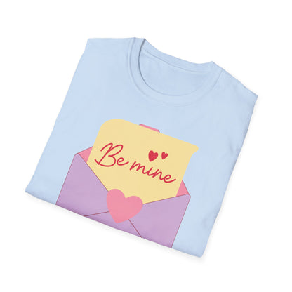 Charming 'Be Mine' Valentine T-Shirt | Adorable Love Letter Tee | Perfect Gift for Sweethearts & Couples | Romantic Apparel