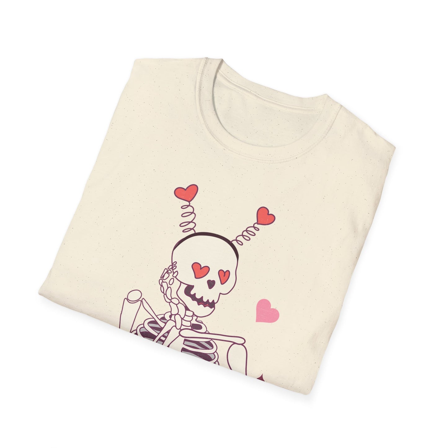 Spooky-Cute "Til We Are Ghosts" T-Shirt | Enduring Love Skeleton Tee | Romantic Anniversary Couple Gift