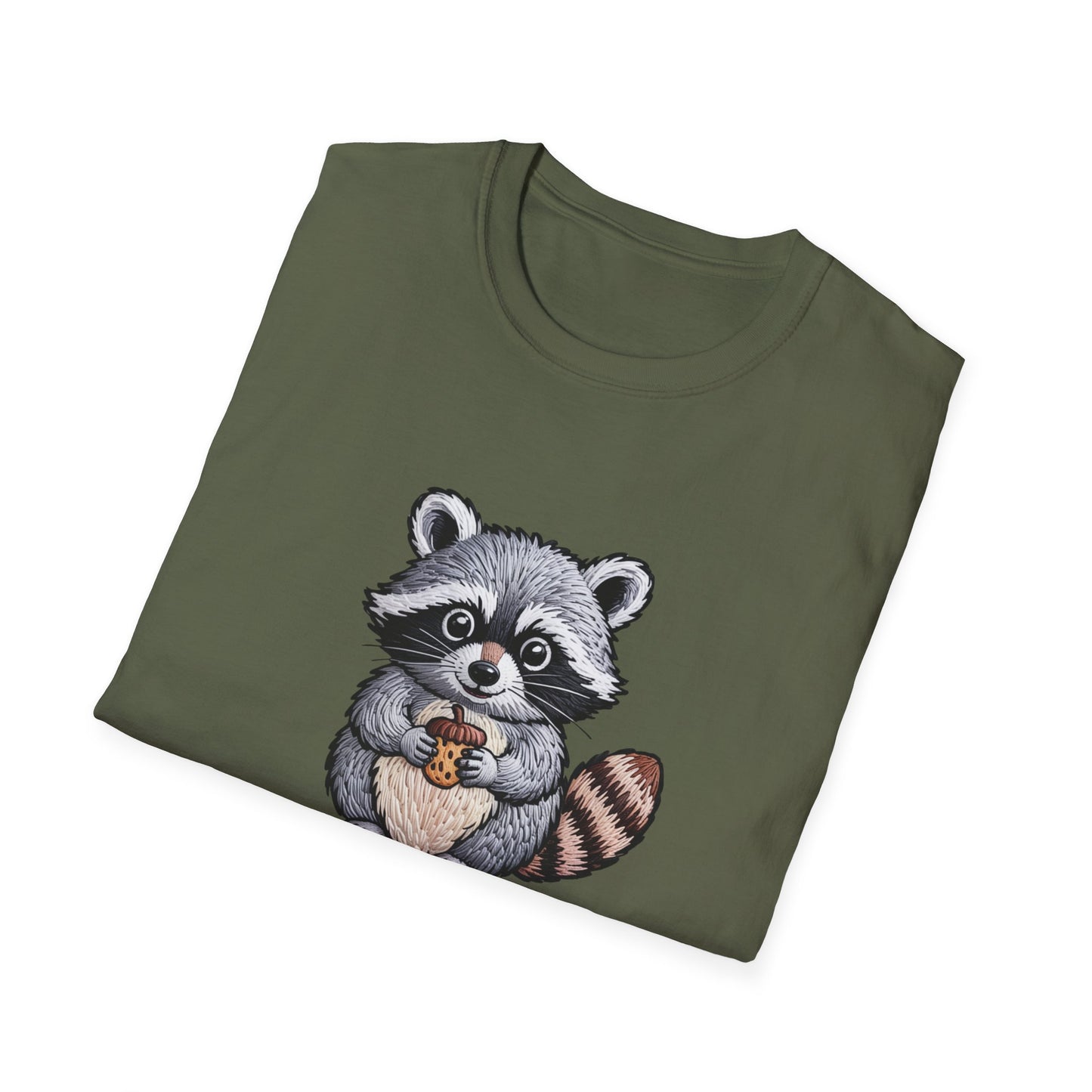 Hilarious "Snacks Are Essential" Raccoon T-Shirt | Adorable Animal Lover Tee | Ultimate Comfort & Style