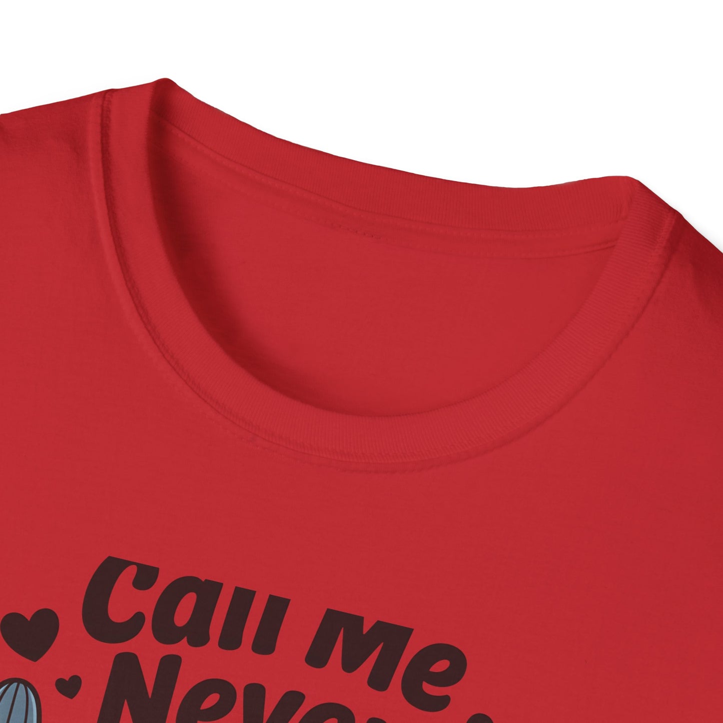 Sassy "Call Me Never" Ghost T-Shirt | Funny Anti-Valentine's Cowboy Ghost Tee | Trendy Western Desert Spooky Cute Apparel