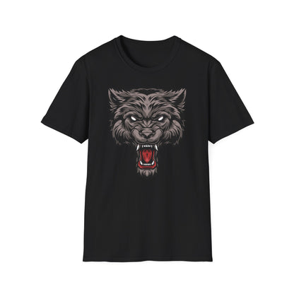 Fierce Snarling Wolf Head T-Shirt | Unleash Your Wild Side | Bold Alpha Predator Graphic Tee for Men & Women