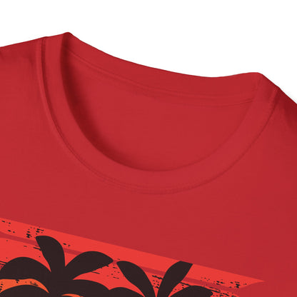 Awesome Vintage Hawaii Surf Session 1987 T-Shirt | Retro Palm Tree Beach Sunset Tee for 80s Style