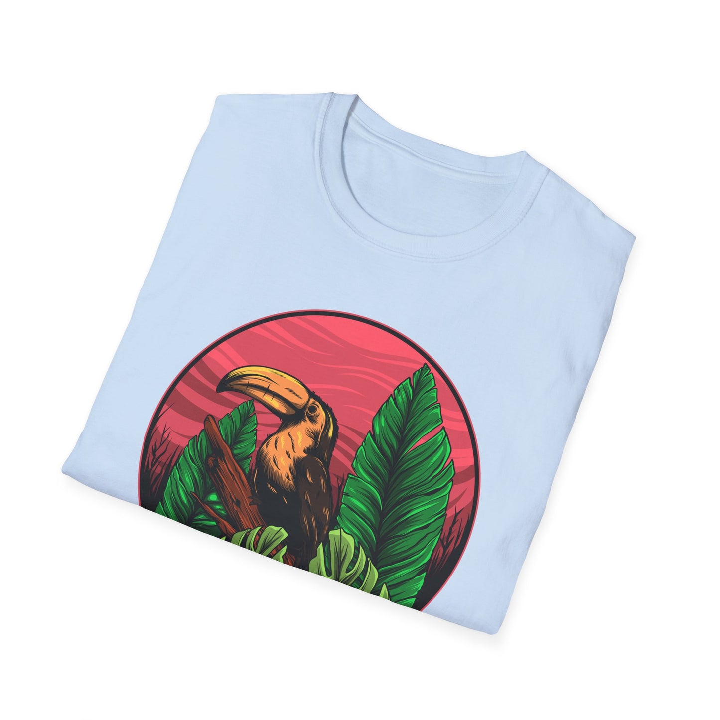 Vibrant Toucan Tropical T-Shirt: Exotic Jungle Bird Tee for Nature Lovers | Stunning Summer Vacation Apparel