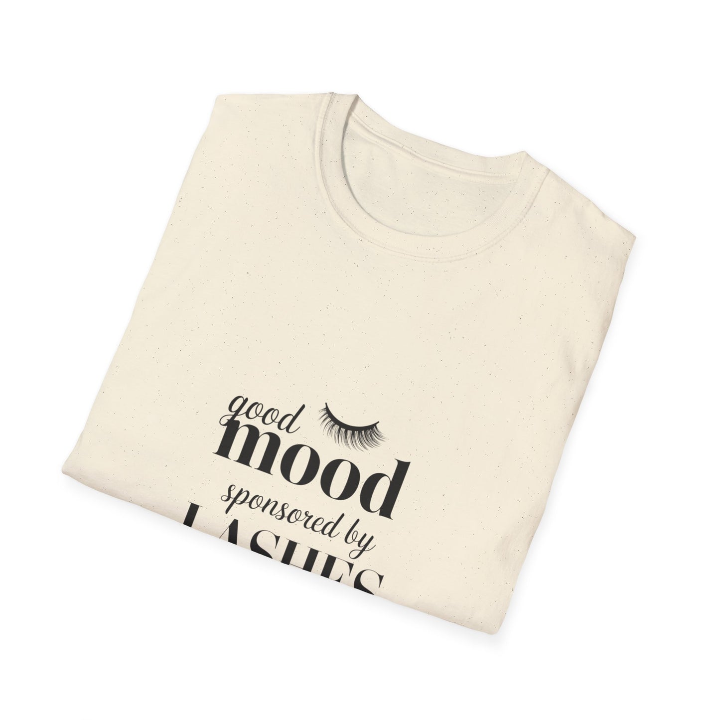 Good Vibes Sponsored By My Lash Tech T-Shirt - Chic Eyelash Design Tee | Trendy Beauty Lover Gift