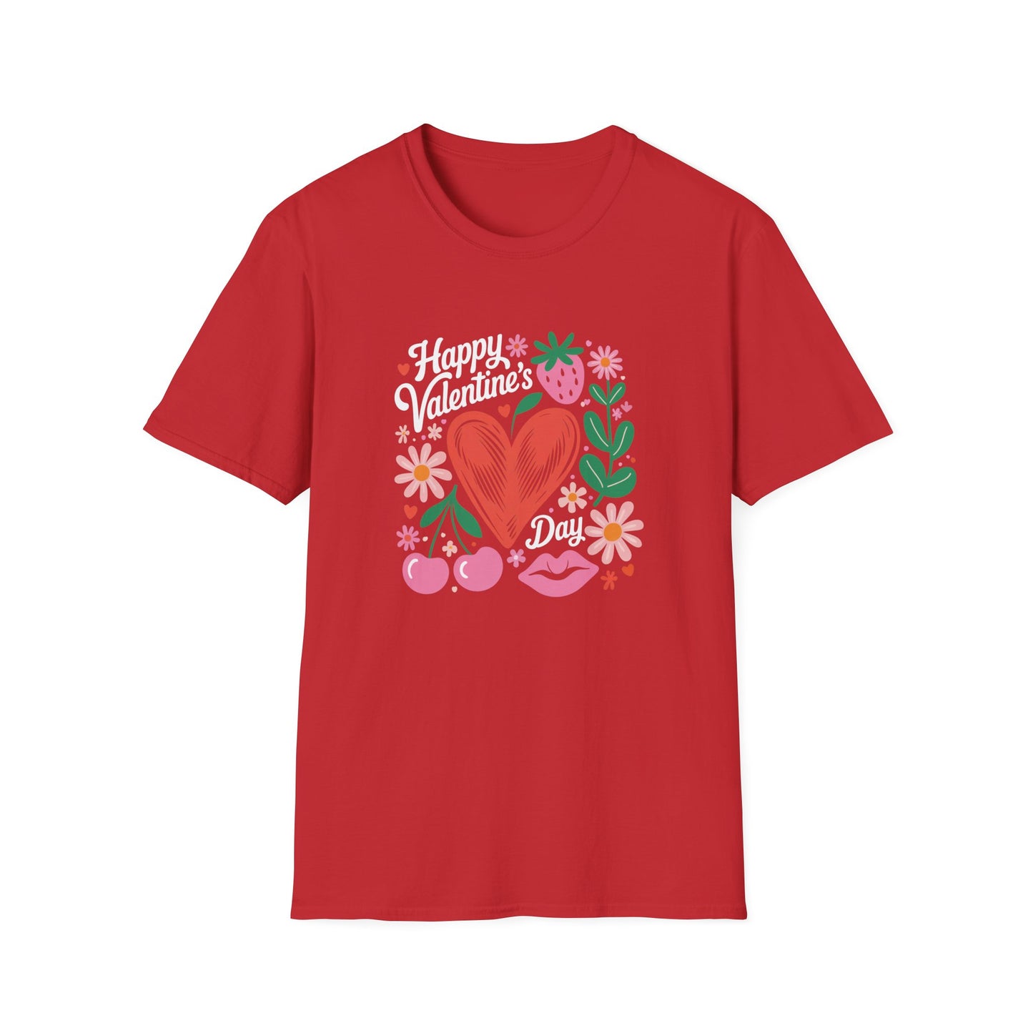 Groovy Valentine's Day T-Shirt | Adorable Retro Heart & Flower Love Tee for Women & Girls | Sweet Holiday Gift