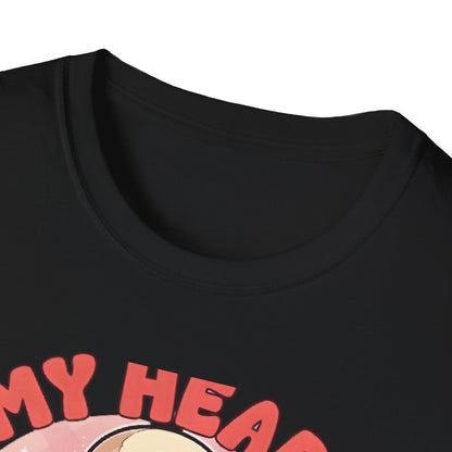 Adorably Spooky 'My Heart For You' Skeleton T-Shirt - Unique Valentine's Day & Romantic Gift Apparel for Couples