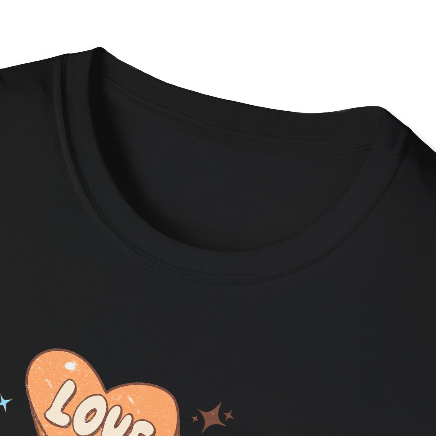 Adorable Retro Conversation Hearts T-Shirt - Sweet Valentine's Day Love & Kisses Graphic Tee - Charming Gift for Her