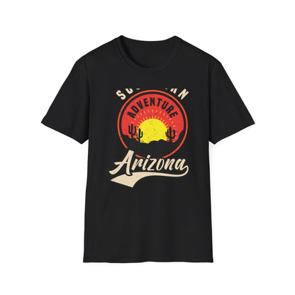 Southern Arizona Adventure T-Shirt: Vintage Desert Sunset & Cactus Tee - Explore the Southwest!