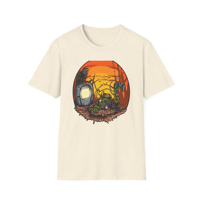Epic Zombie Gamer T-Shirt: Undead Rising for Next-Gen Play | Spooky Horror Gaming Tee for Gamers