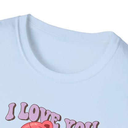 Expressive 'I Love You Beary Much' Teddy Bear T-Shirt - Adorable Love Heart Pun Tee - Sweet Valentine's Day & Anniversary Gift